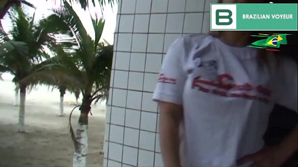 Mature gym woman having sex on the beach.
