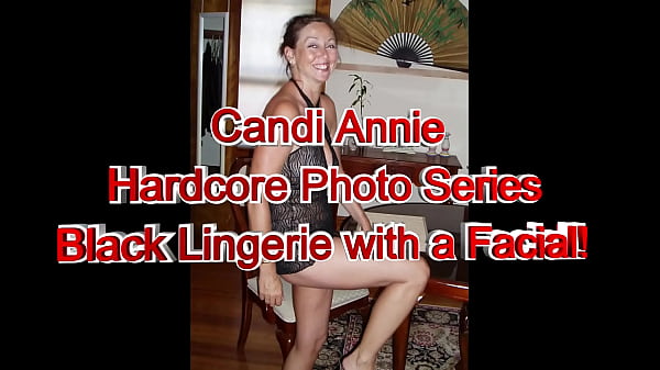 Hardcore Photo Shoot Series - Candi Annie Black Lingerie