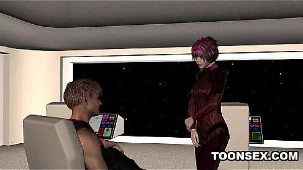 3D cartoon emo babe sucks cock and gets fucked