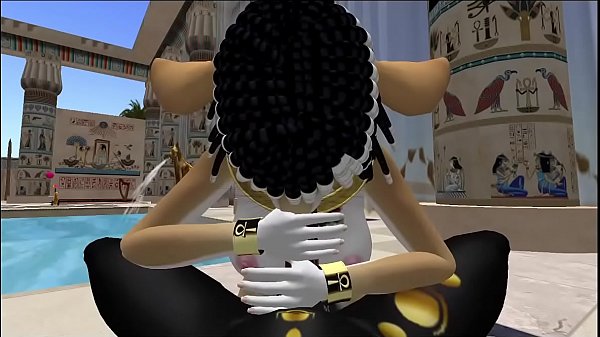Egyptian slave girl pleases her mistress