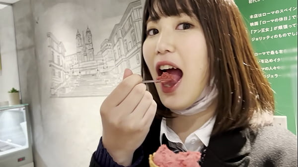 [Creampie with J ● of the active track and field club and stealth coaching! ] Shinjuku eating walk date with "Rena-chan" who has a strong appetite and is a little missing! Body touch various places in front of the building to loosen the elaborat