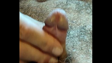 Fat hairy wank
