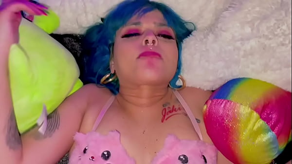 Eddie danger fucks Kitty model DaamnJacqui rough with deep anal plug tail deep and rough fully used tattooed teen with big dick