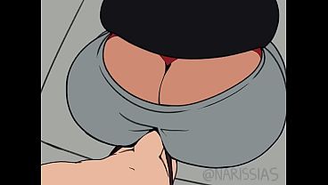 narissias-naris-brody-in-the-elevator