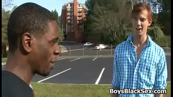 White Sexy Gay Teen Boy Enjoy Big Black Cock 15