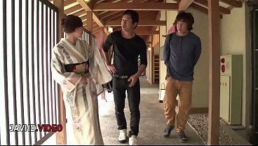 Aoi Mizuno's Wild Outdoor Threesome with Double Blowjob