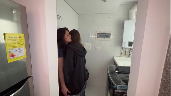 My girlfriend discovers me being unfaithful in a hot call while we have her in the guest room