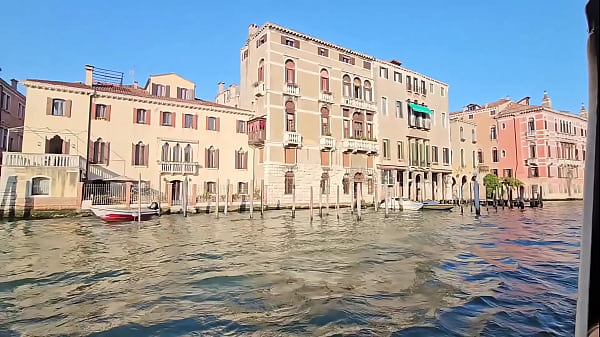 you turn me on while I visit Venice, full video on my Red Page.